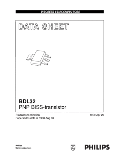 Philips bdl32 4  . Electronic Components Datasheets Active components Transistors Philips bdl32_4.pdf
