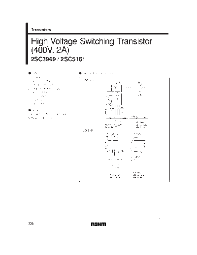 Rohm 2sc3969  . Electronic Components Datasheets Active components Transistors Rohm 2sc3969.pdf