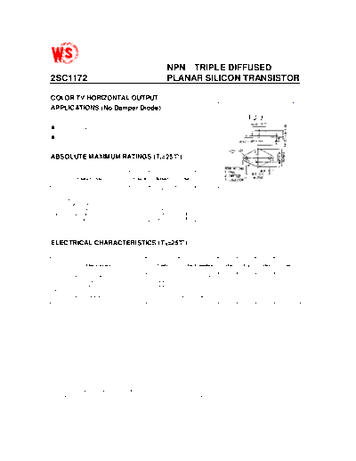 WingShing 2sc1172  . Electronic Components Datasheets Active components Transistors WingShing 2sc1172.pdf