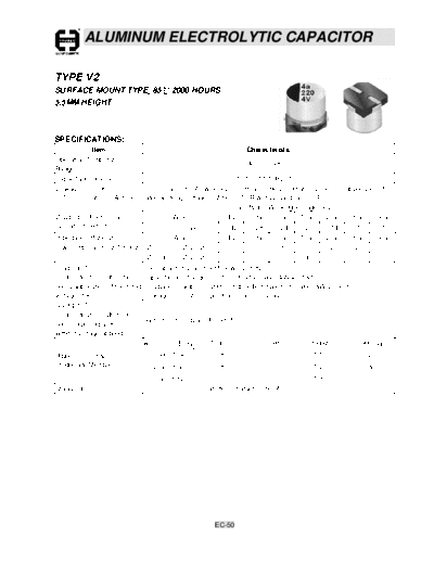 Cosonic ec50  . Electronic Components Datasheets Passive components capacitors Cosonic ec50.pdf