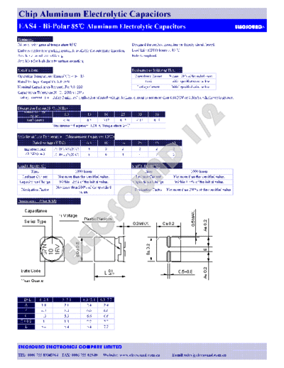 Elecsound [bi-polar SMD] EAS4 Series  . Electronic Components Datasheets Passive components capacitors Elecsound Elecsound [bi-polar SMD] EAS4 Series.pdf