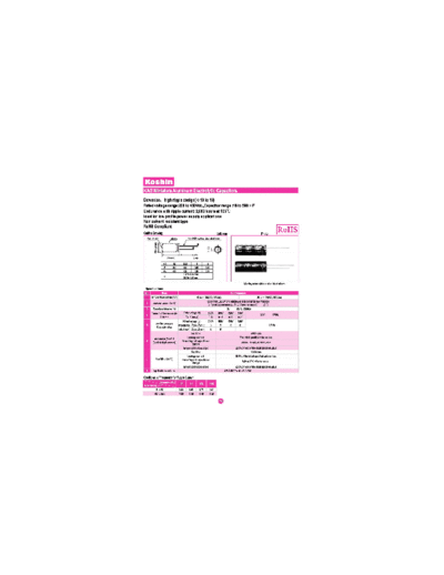 Koshin [radial thru-hole] KAG Series  . Electronic Components Datasheets Passive components capacitors Koshin Koshin [radial thru-hole] KAG Series.pdf