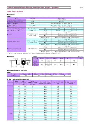 Samcon [polymer smd] EPLC Series  . Electronic Components Datasheets Passive components capacitors Samcon Samcon [polymer smd] EPLC Series.pdf