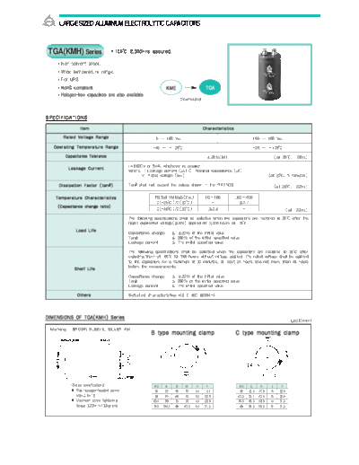 Samyoung [screw-terminal] TGA (KMH) Series  . Electronic Components Datasheets Passive components capacitors Samyoung Samyoung [screw-terminal] TGA (KMH) Series.pdf