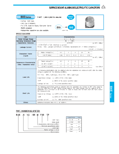 Samyoung [smd] BXE Series  . Electronic Components Datasheets Passive components capacitors Samyoung Samyoung [smd] BXE Series.pdf