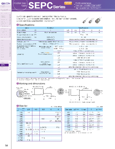 Sanyo [polymer thru-hole] SEPC Series  . Electronic Components Datasheets Passive components capacitors Sanyo Sanyo [polymer thru-hole] SEPC Series.pdf