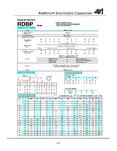 RG-Allen [bi-polar radial] RDBP Series  . Electronic Components Datasheets Passive components capacitors RG-Allen RG-Allen [bi-polar radial] RDBP Series.pdf