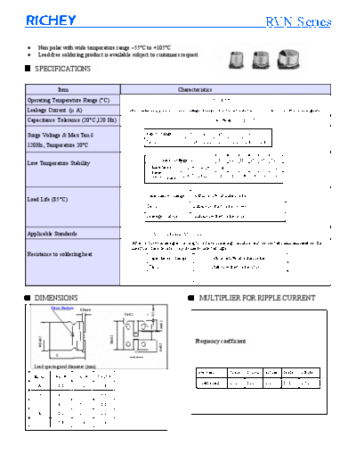 Richey [non-polar smd] RVN Series  . Electronic Components Datasheets Passive components capacitors Richey Richey [non-polar smd] RVN Series.pdf