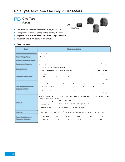 TL [Jiangxi Telexon] TL (2006)  [smd] PD Series  . Electronic Components Datasheets Passive components capacitors TL [Jiangxi Telexon] TL (2006)  [smd] PD Series.pdf