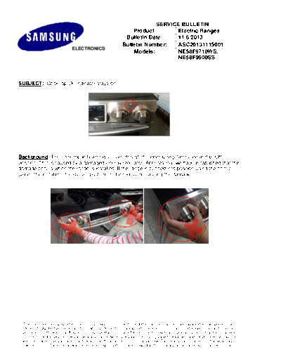 Samsung ASC20131115001  Samsung Range Electric NE58F9500SS_AA ASC20131115001.pdf