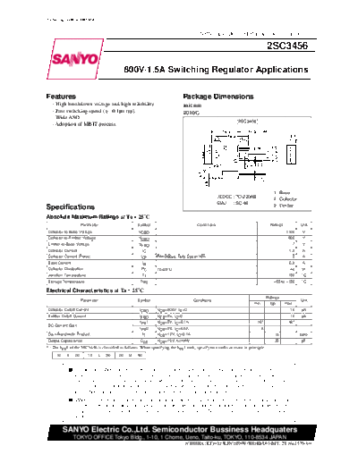 2 22sc3456  . Electronic Components Datasheets Various datasheets 2 22sc3456.pdf