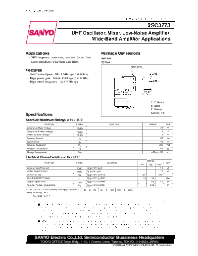 2 22sc3773  . Electronic Components Datasheets Various datasheets 2 22sc3773.pdf