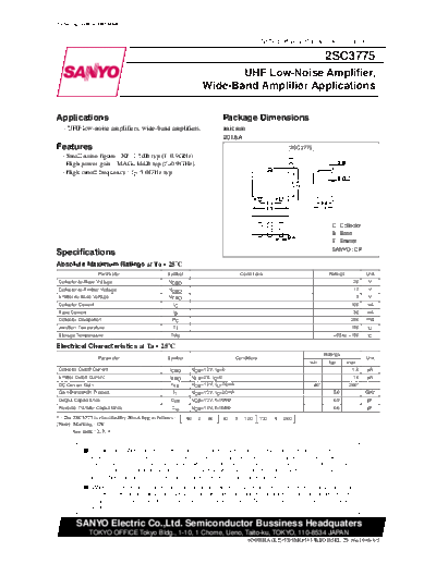 2 22sc3775  . Electronic Components Datasheets Various datasheets 2 22sc3775.pdf