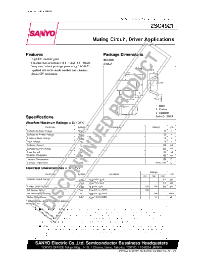 2 22sc4921  . Electronic Components Datasheets Various datasheets 2 22sc4921.pdf