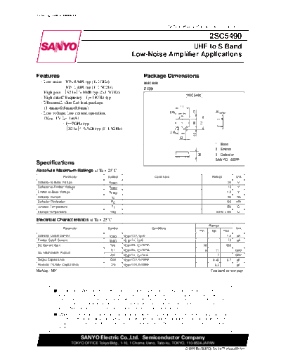 2 22sc5490  . Electronic Components Datasheets Various datasheets 2 22sc5490.pdf