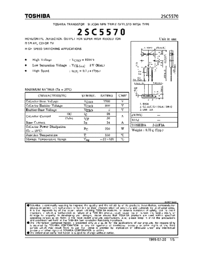 2 sc5570  . Electronic Components Datasheets Various datasheets 2 22sc5570.pdf