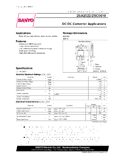 2 22sc5610  . Electronic Components Datasheets Various datasheets 2 22sc5610.pdf