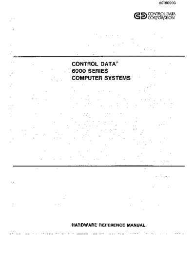 cdc 60100000AL 6000 Series Computer Systems HW Reference Aug78 . Rare and Ancient Equipment cdc cyber cyber_70 60100000AL_6000_Series_Computer_Systems_HW_Reference_Aug78.pdf
