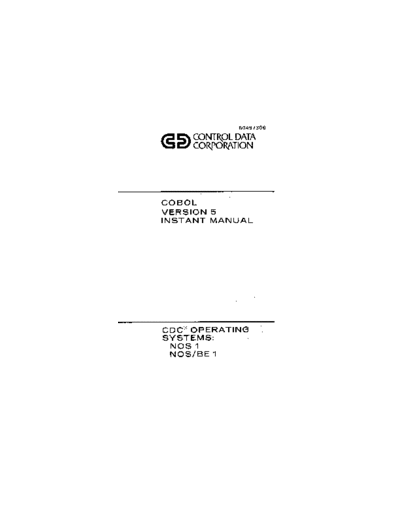 cdc 60497300B COBOL Version 5 Instant Feb81  . Rare and Ancient Equipment cdc cyber instant 60497300B_COBOL_Version_5_Instant_Feb81.pdf