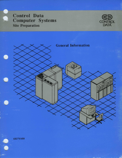 cdc 60275100G Site Preparation General Information Jun87 . Rare and Ancient Equipment cdc cyber site_prep 60275100G_Site_Preparation_General_Information_Jun87.pdf