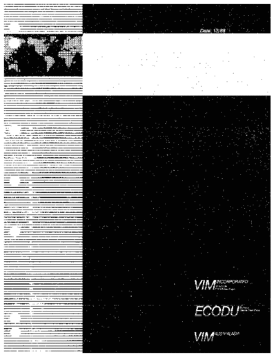 cdc ECODU VIM Membership Roster Dec88  . Rare and Ancient Equipment cdc cyber vim ECODU_VIM_Membership_Roster_Dec88.pdf