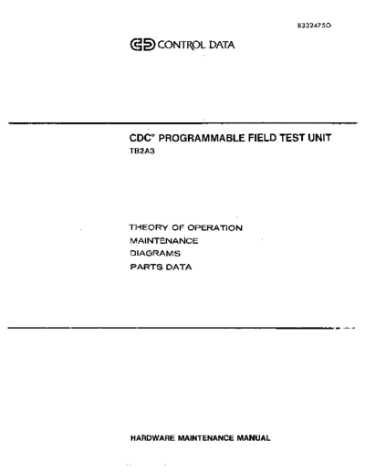 cdc 83324750F TB2A3 Programmable Tester Maintenance Feb87 . Rare and Ancient Equipment cdc discs tester 83324750F_TB2A3_Programmable_Tester_Maintenance_Feb87.pdf