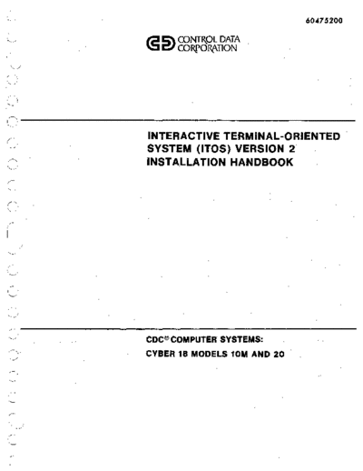 cdc 60475200G ITOS Version 2 Installation Handbook Jan82 . Rare and Ancient Equipment cdc 1700 msos 60475200G_ITOS_Version_2_Installation_Handbook_Jan82.pdf