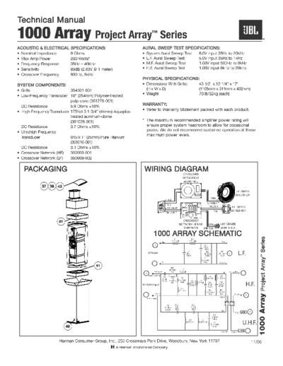 JBL hfe jbl 1000 array technical manual en  JBL Audio 1000_array hfe_jbl_1000_array_technical_manual_en.pdf