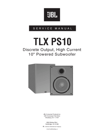 JBL hfe jbl tlx ps10 service en  JBL Audio TLX PS10 hfe_jbl_tlx_ps10_service_en.pdf