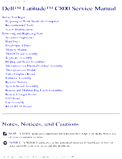 Dell C800  Dell Laptop C800.PDF