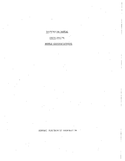 Kikusui KIKUSUI COS 5040, COS 5041 Instruction  . Rare and Ancient Equipment Kikusui KIKUSUI COS 5040, COS 5041 Instruction.pdf