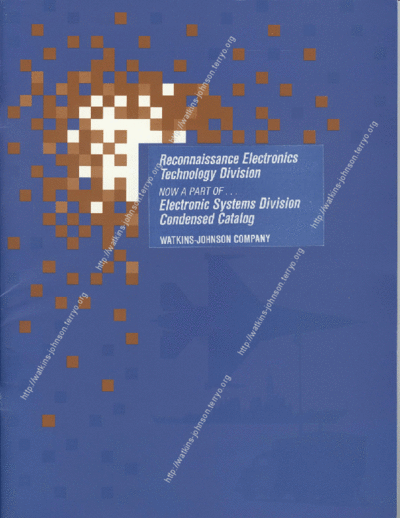 watkins-johnson WJ-catalog-recon-div-May-1990  . Rare and Ancient Equipment watkins-johnson WJ-catalog-recon-div-May-1990.pdf