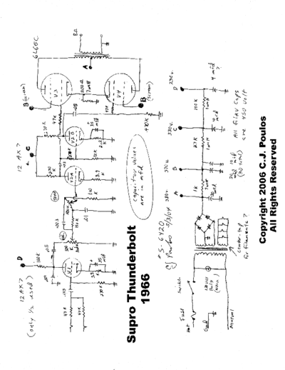 SUPRO thunderbolt s6420  . Rare and Ancient Equipment SUPRO supro_thunderbolt_s6420.pdf