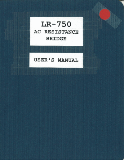 LakeShore LR750  . Rare and Ancient Equipment LakeShore LR750.pdf