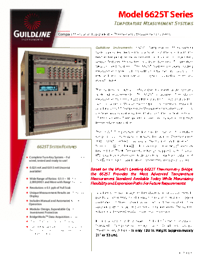 . Various Guildline6625TDatasheet  . Various Guildline Guildline6625TDatasheet.pdf