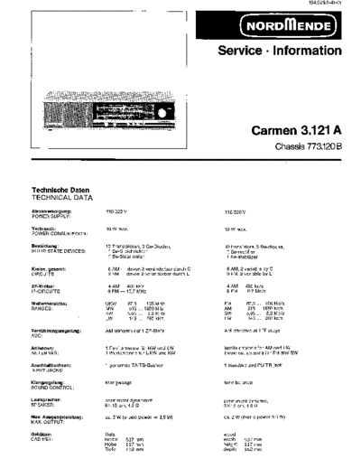 Nordmende carmen 3.121a sm  Nordmende Audio Carmen 3.121A nordmende_carmen_3.121a_sm.pdf