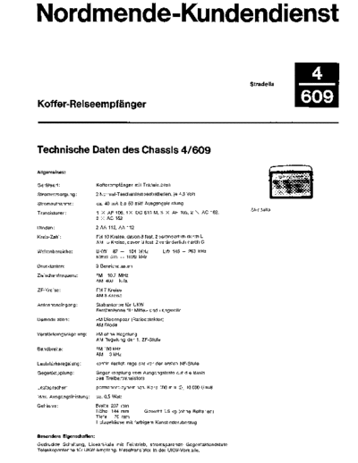 Nordmende nordmende stradella 4 609 sm  Nordmende Audio Stradella 4 609 nordmende_stradella_4_609_sm.pdf