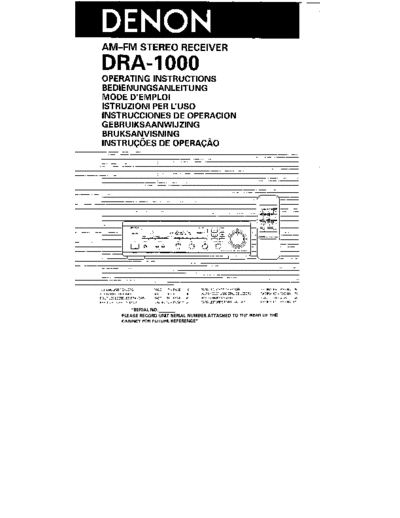 DENON hfe denon dra-1000  DENON Audio DRA-1000 hfe_denon_dra-1000.pdf