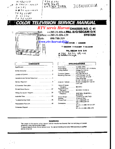 CONDOR audioton t3602rm t5103rm t5 795  . Rare and Ancient Equipment CONDOR TV audioton_t3602rm_t5103rm_t5_795.pdf