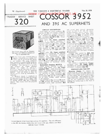 COSSOR cossor-3952  . Rare and Ancient Equipment COSSOR 3952 cossor-3952.pdf