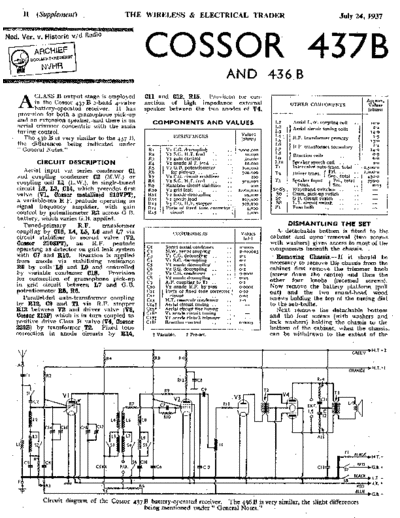 COSSOR Cossor 437B  . Rare and Ancient Equipment COSSOR 437B Cossor_437B.pdf