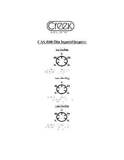 CREEK hfe creek 4040 din wiring en  . Rare and Ancient Equipment CREEK 4040 hfe_creek_4040_din_wiring_en.pdf