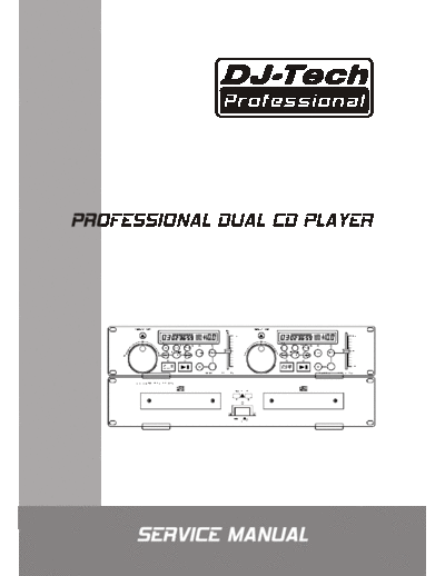 DJ-TECH hfe   professional dual cd service en  . Rare and Ancient Equipment DJ-TECH Dual CD hfe_dj-tech_professional_dual_cd_service_en.pdf