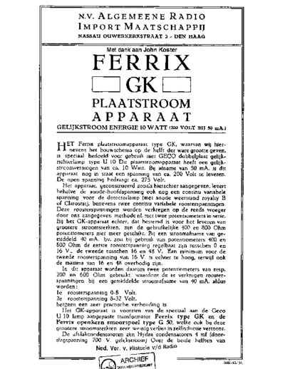 FERRIX GK  . Rare and Ancient Equipment FERRIX GK Ferrix_GK.pdf