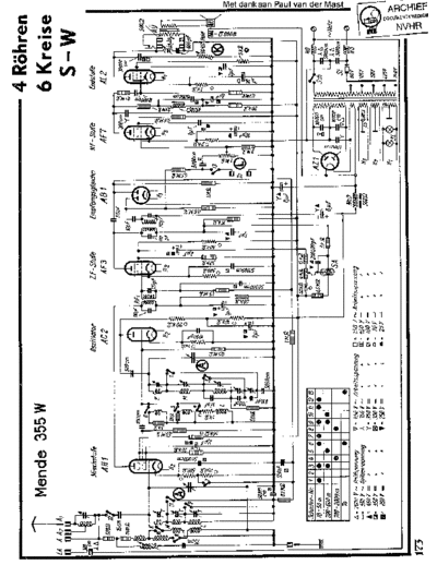 MENDE (DE) Mende 355W  . Rare and Ancient Equipment MENDE (DE) 355W Mende_355W.pdf