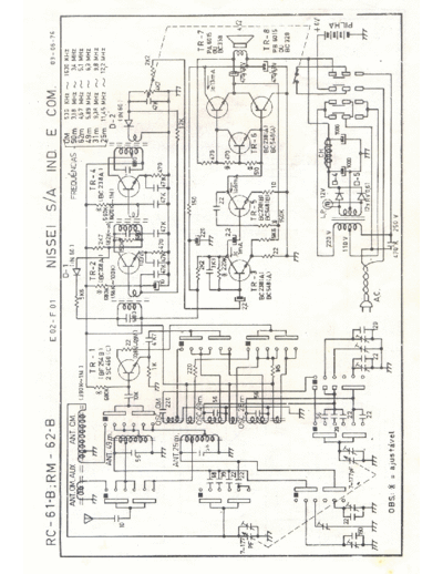 NISSEI NISSEI RC61B RM62B  . Rare and Ancient Equipment NISSEI RC61B RM62B NISSEI_RC61B_RM62B.pdf