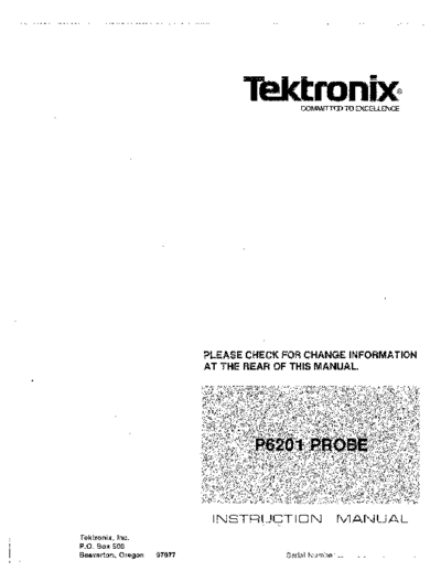 Tektronix TEK P6201 Instruction  Tektronix TEK P6201 Instruction.pdf