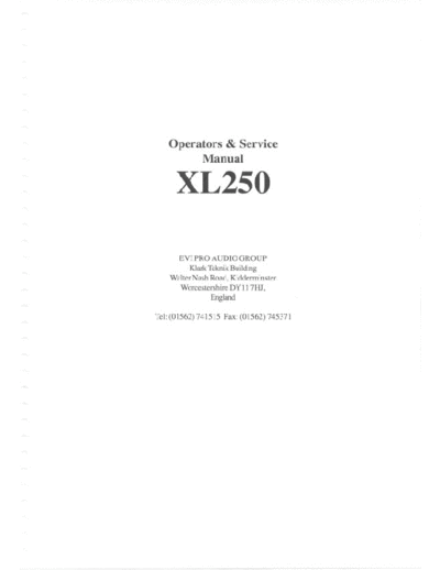 . Various xl250-op-manual  . Various SM scena Midas xl250-op-manual.pdf