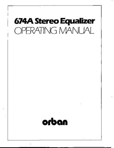 . Various 674A Manual  . Various SM scena Orban 674A Manual.pdf