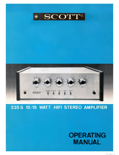 HH SCOTT hfe   235s en de fr  . Rare and Ancient Equipment HH SCOTT Audio 235S hfe_hh_scott_235s_en_de_fr.pdf